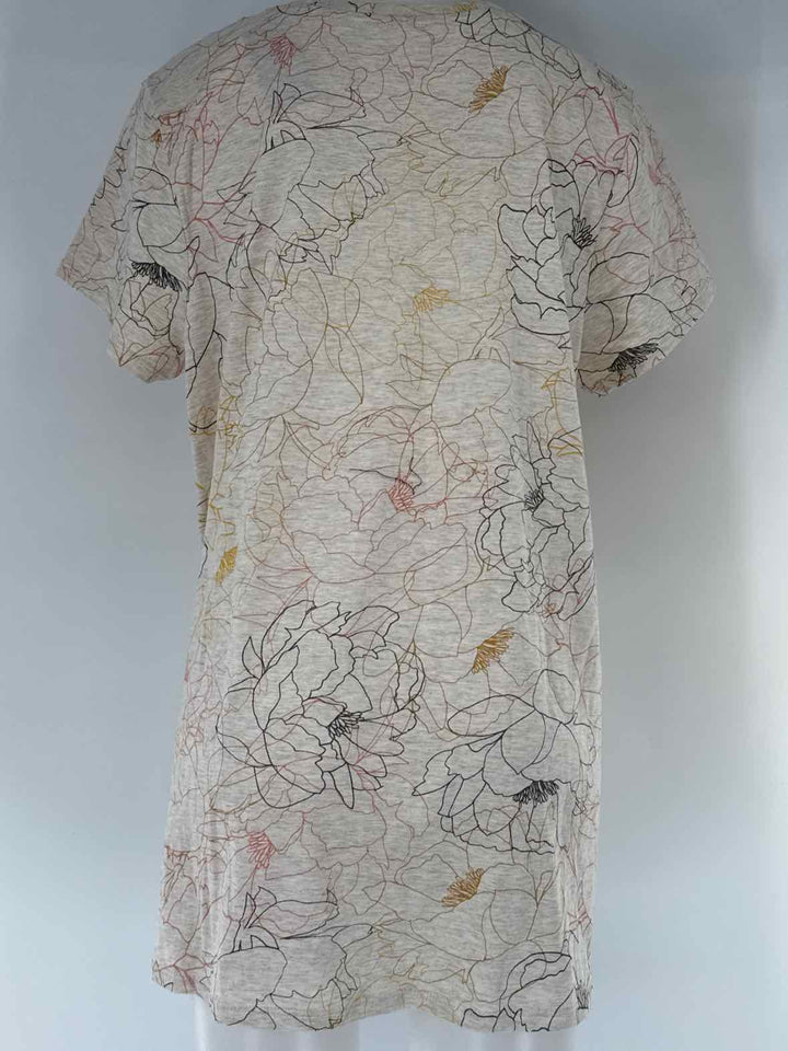 Size L J JILL TAN PRINT Shirt