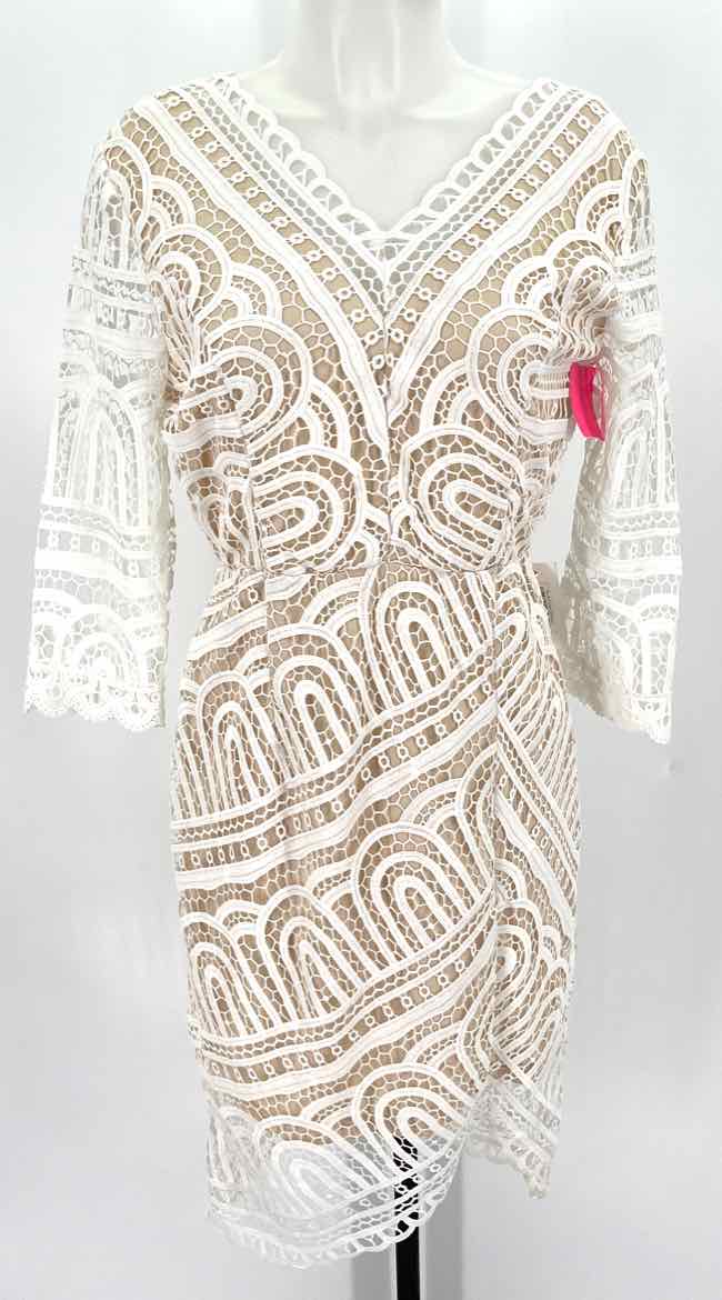 Size L White Lace Dress
