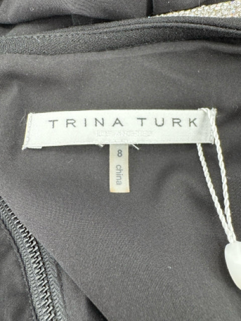Size 8 TRINA TURK Black Dress
