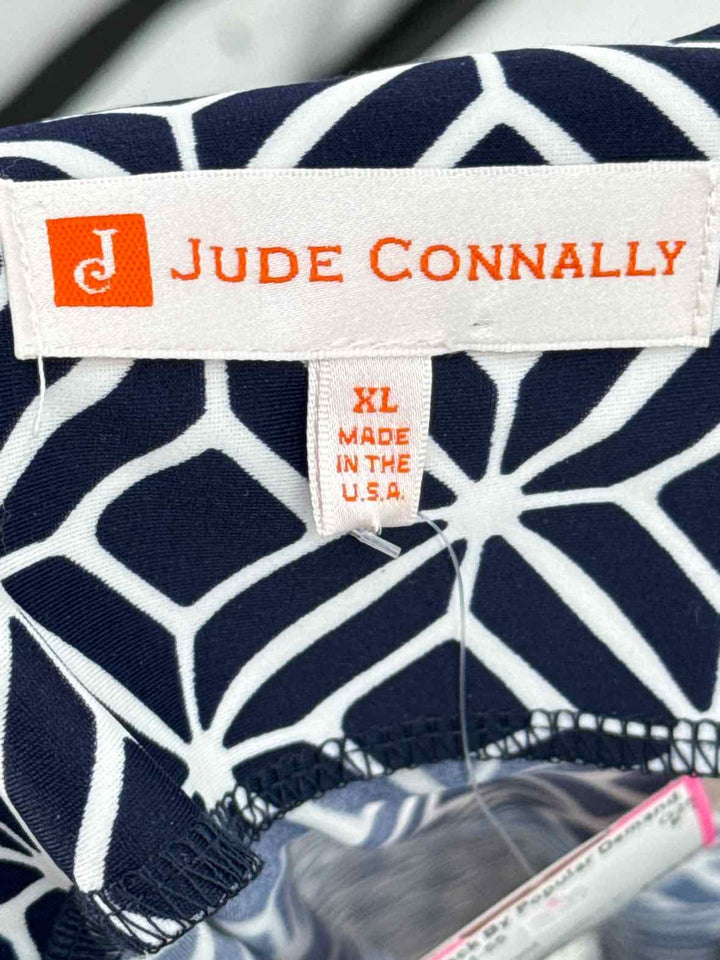 Size XL Navy Print Dress