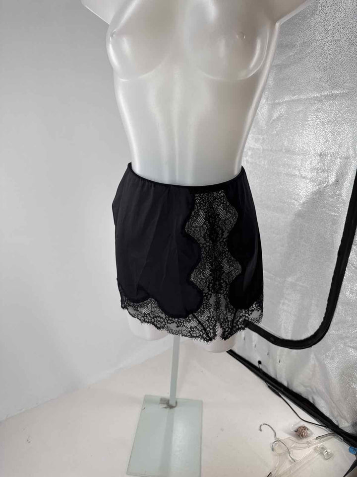 Size 1X Black Lace Slip
