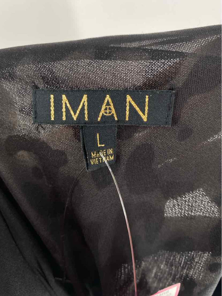 Size L IMAN Black Shirt