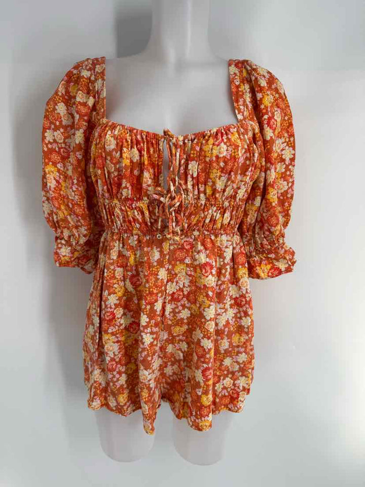 Size XS FREE PEOPLE Orange Dress