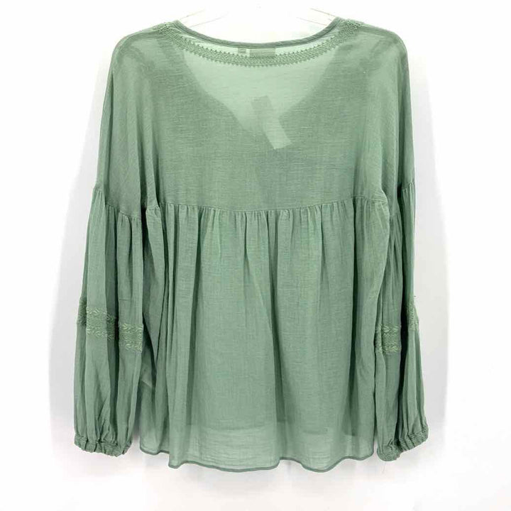 Size M SPARTINA Green Shirt