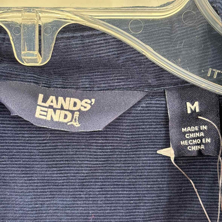 Size L LAND END Navy Corduroy Dress