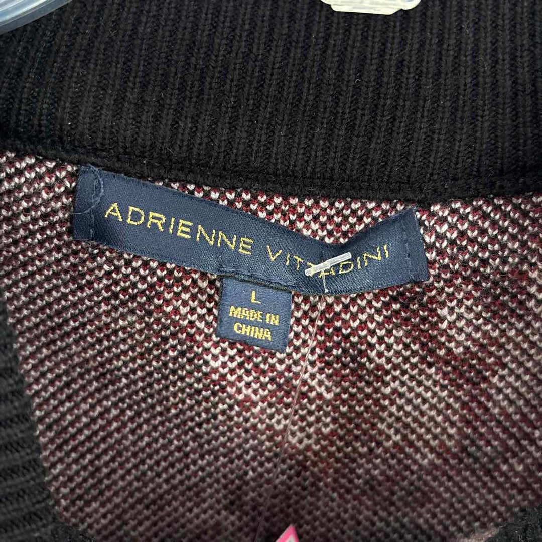 Size L ADRIENNE VITTADINI Black Sweater