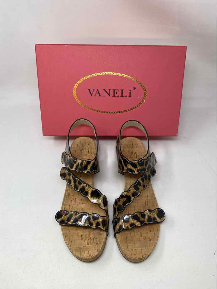 Shoe Size 10 VAN ELI Brown Sandals