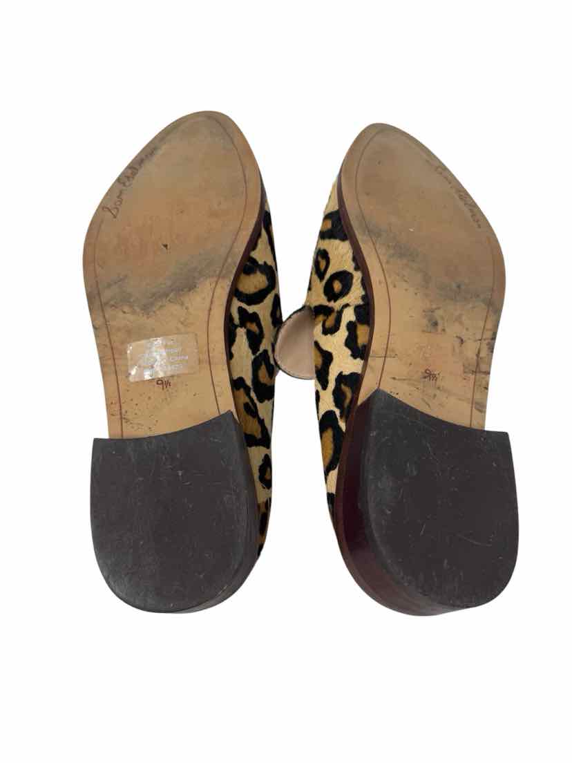 Shoe Size 9.5 Sam Edeleman Brown Print Mules
