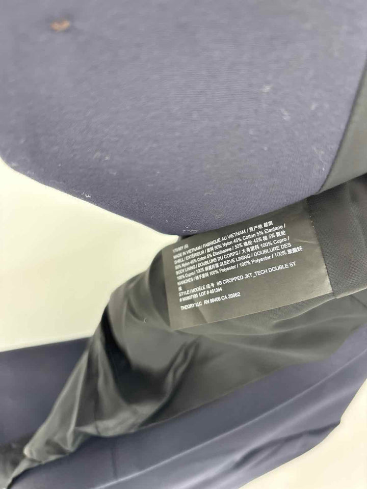 Size 6 THEORY Navy Shirt