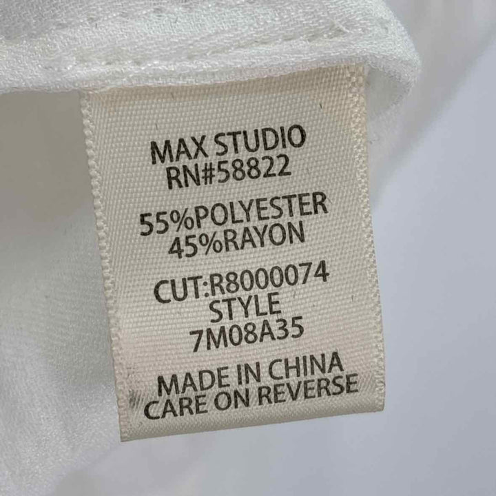 Size M MAX STUDIO White Shirt