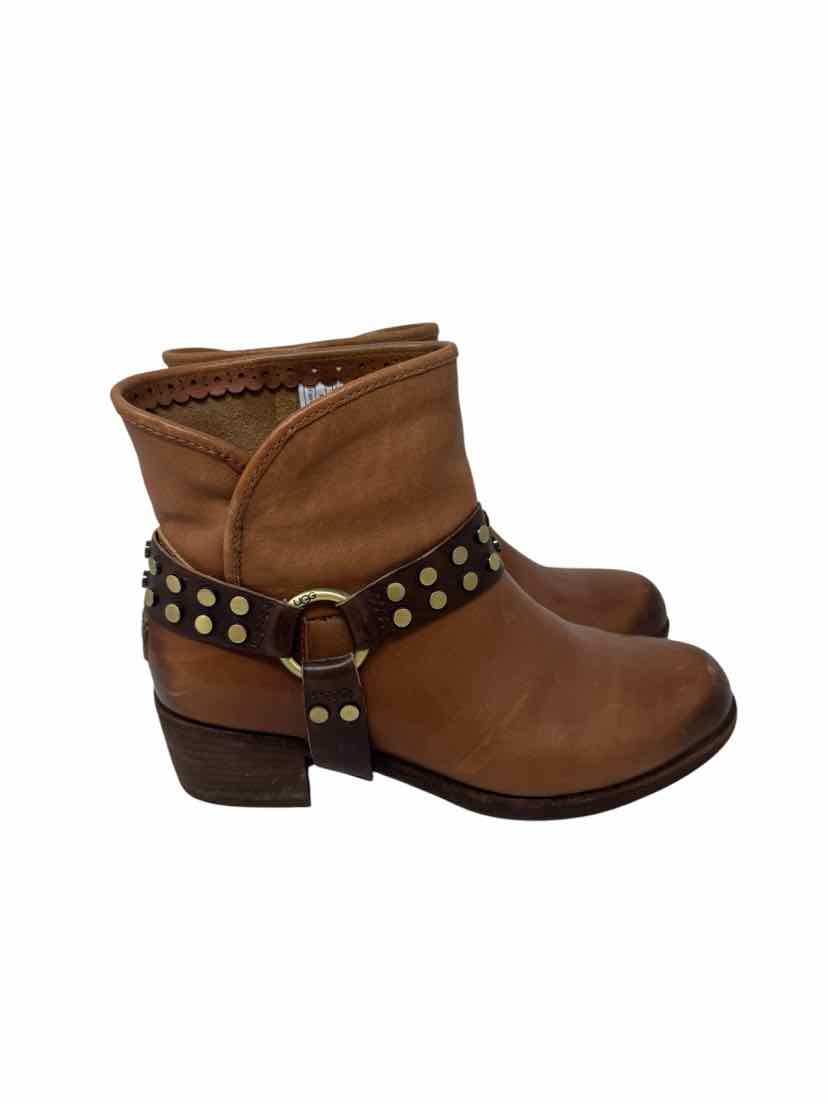 Shoe Size 6 Ugg Brown Leather Boots