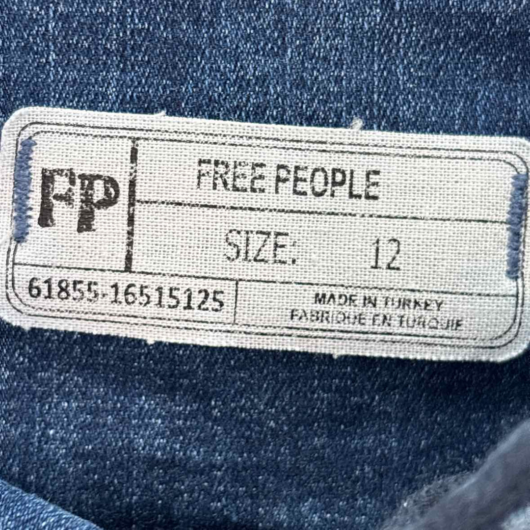 Size 12 FREE PEOPLE Denim Skirt