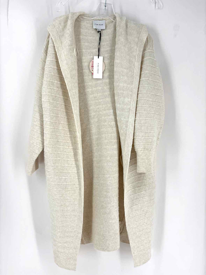 Size M PINK ROSE Cream Sweater