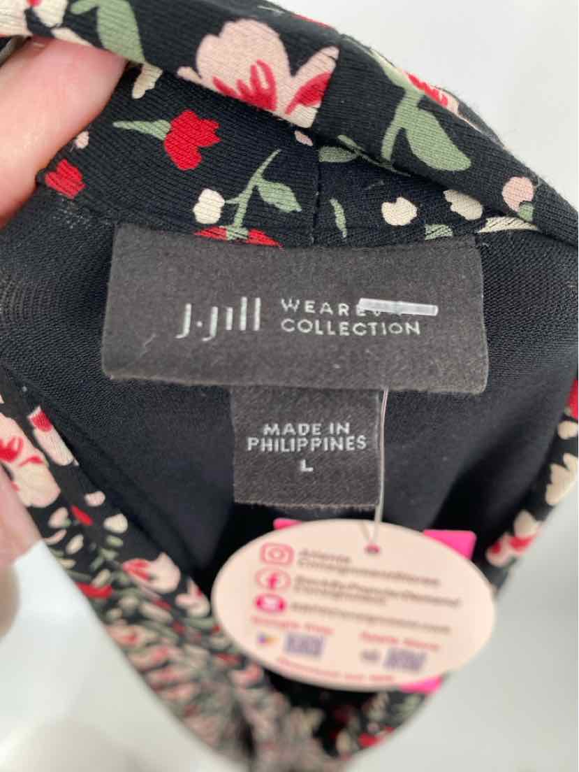 Size L J JILL Black Shirt