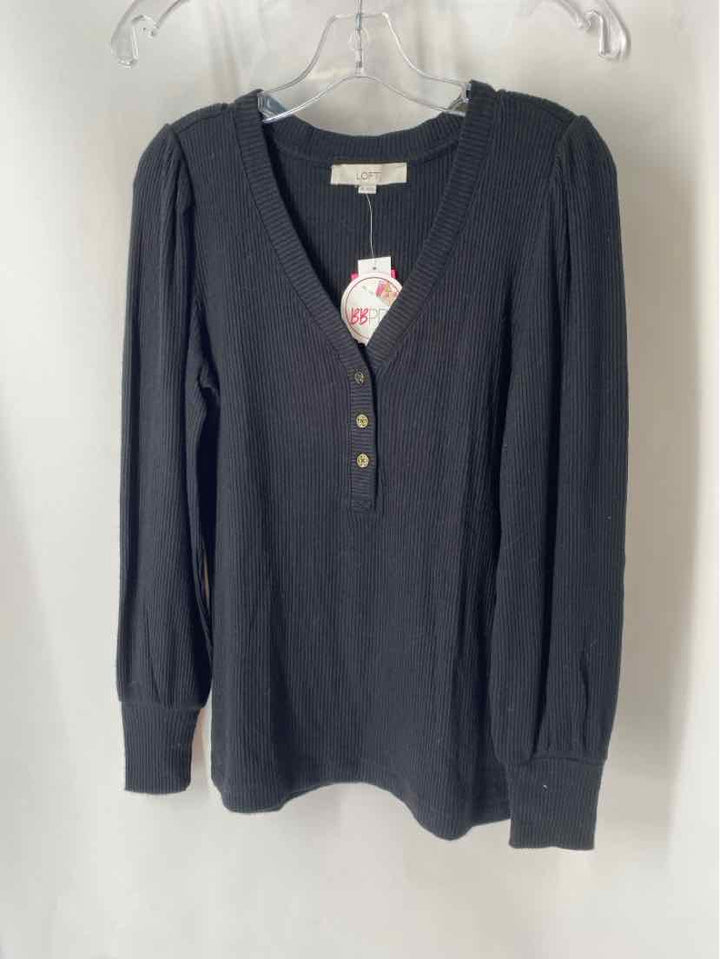 Size M LOFT Black Shirt