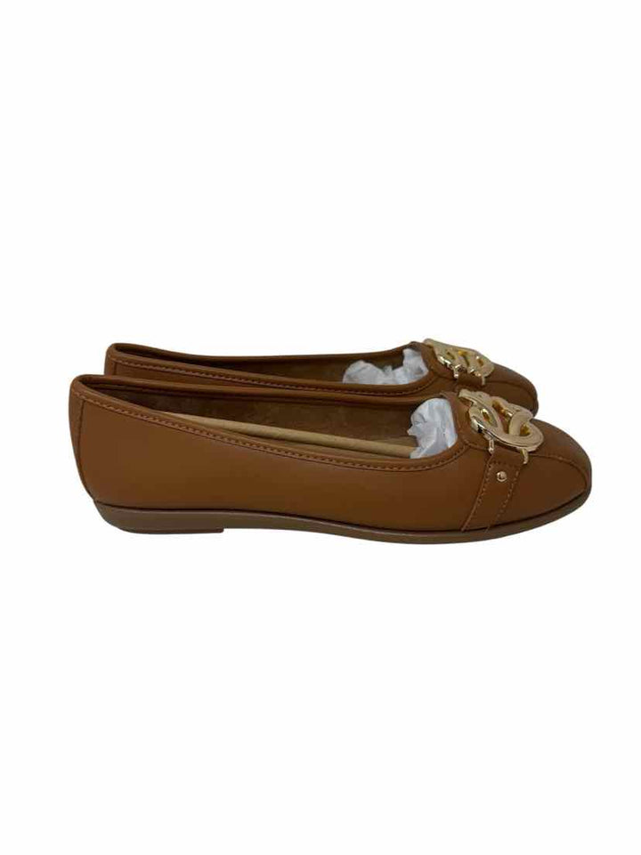 Shoe Size 8.5 AEROSOLES Tan Leather Flats
