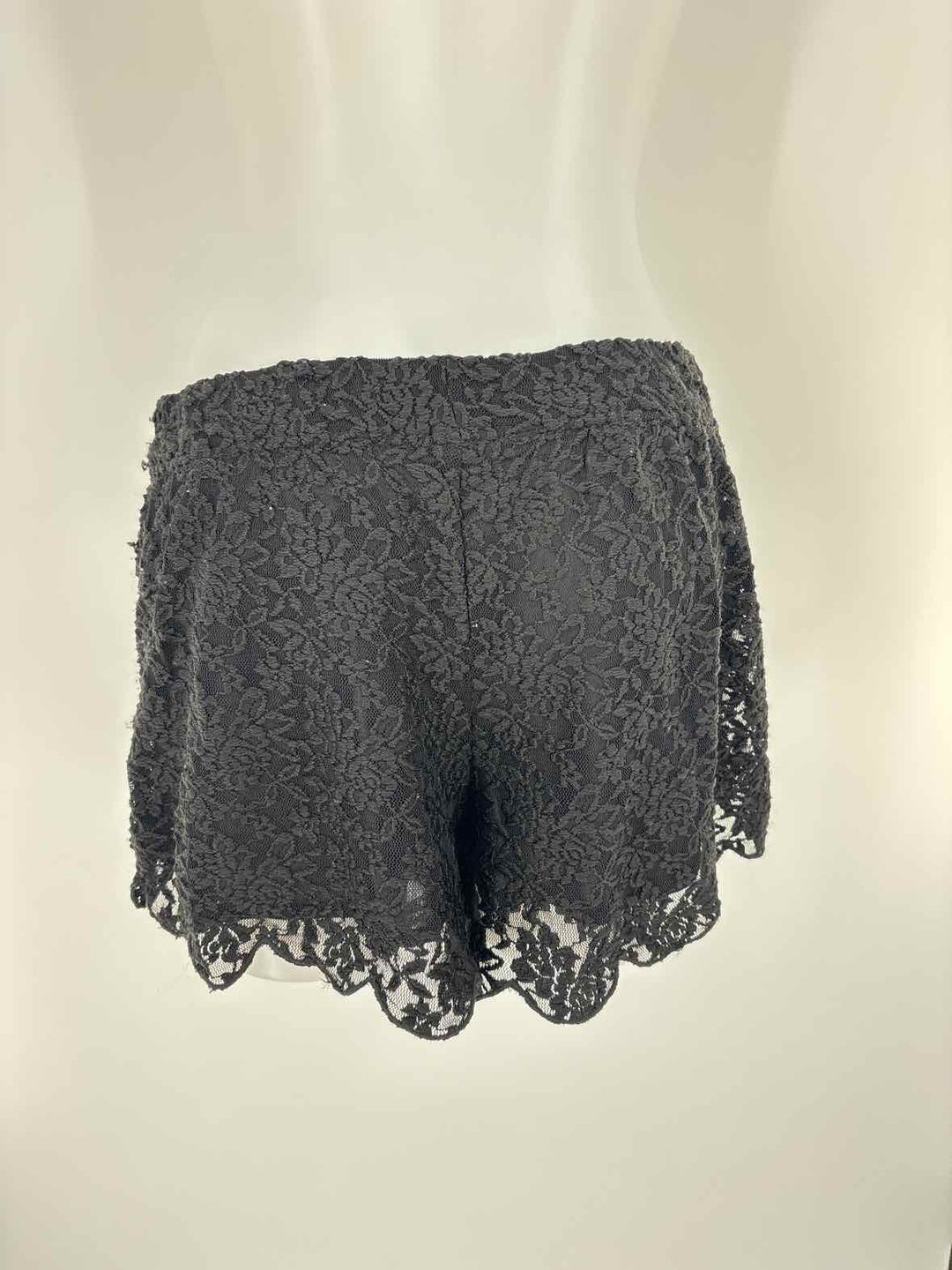 Size M FREE PEOPLE Black Lace Skirt