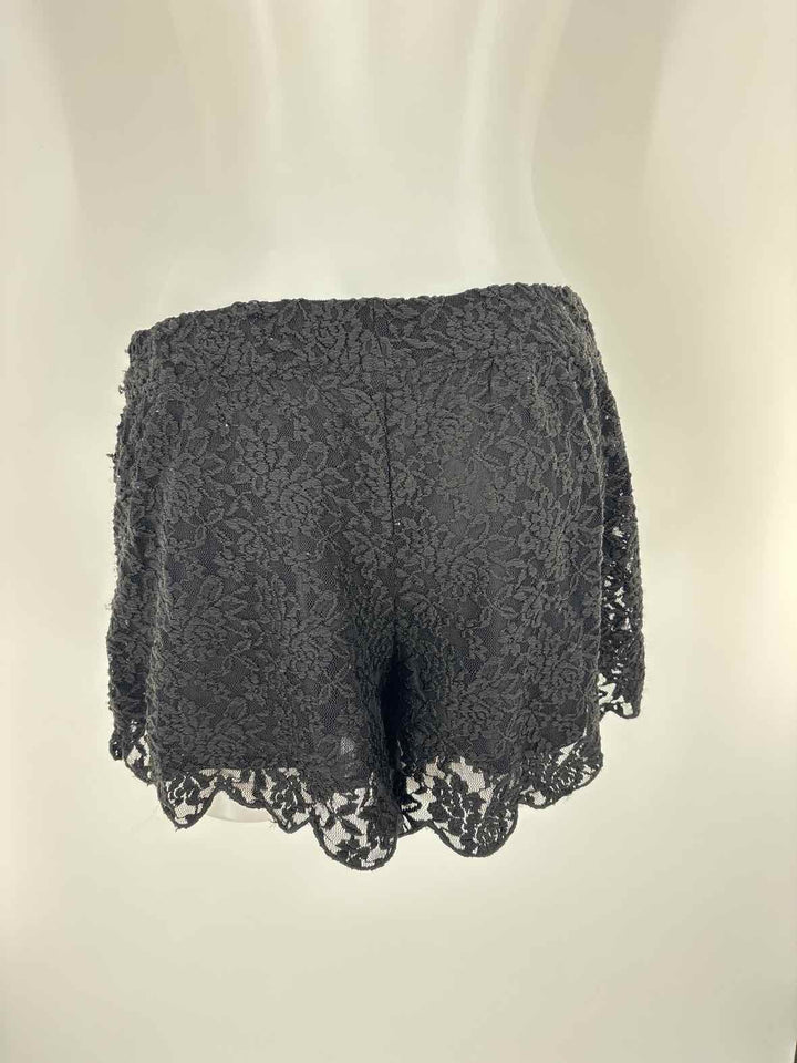 Size M FREE PEOPLE Black Lace Skirt