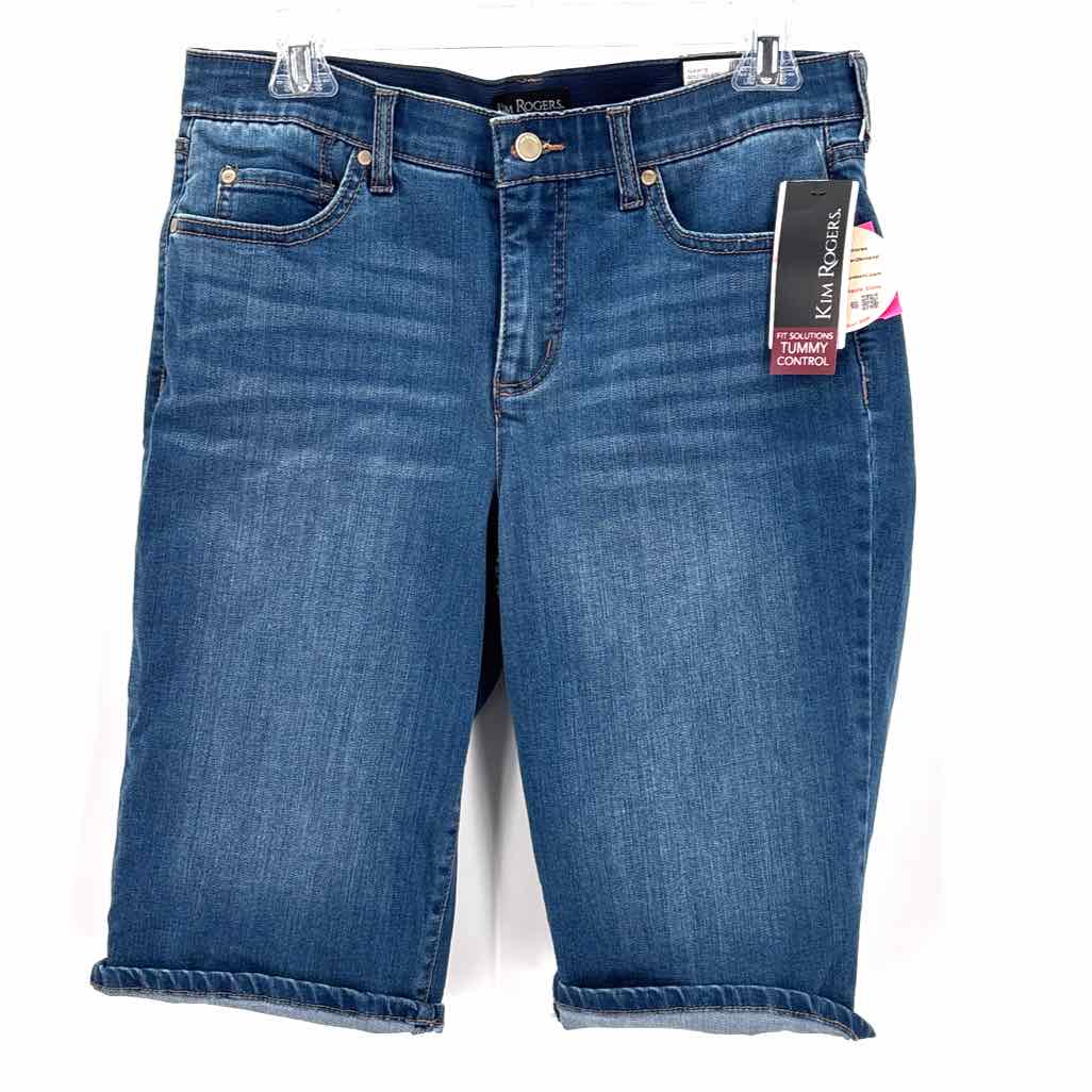 Size 8 KIM ROGERS Blue Denim Shorts