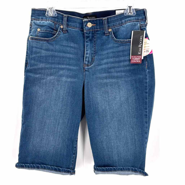 Size 8 KIM ROGERS Blue Denim Shorts