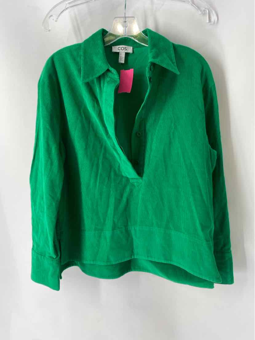 Size 6 COS Green Corduroy Shirt