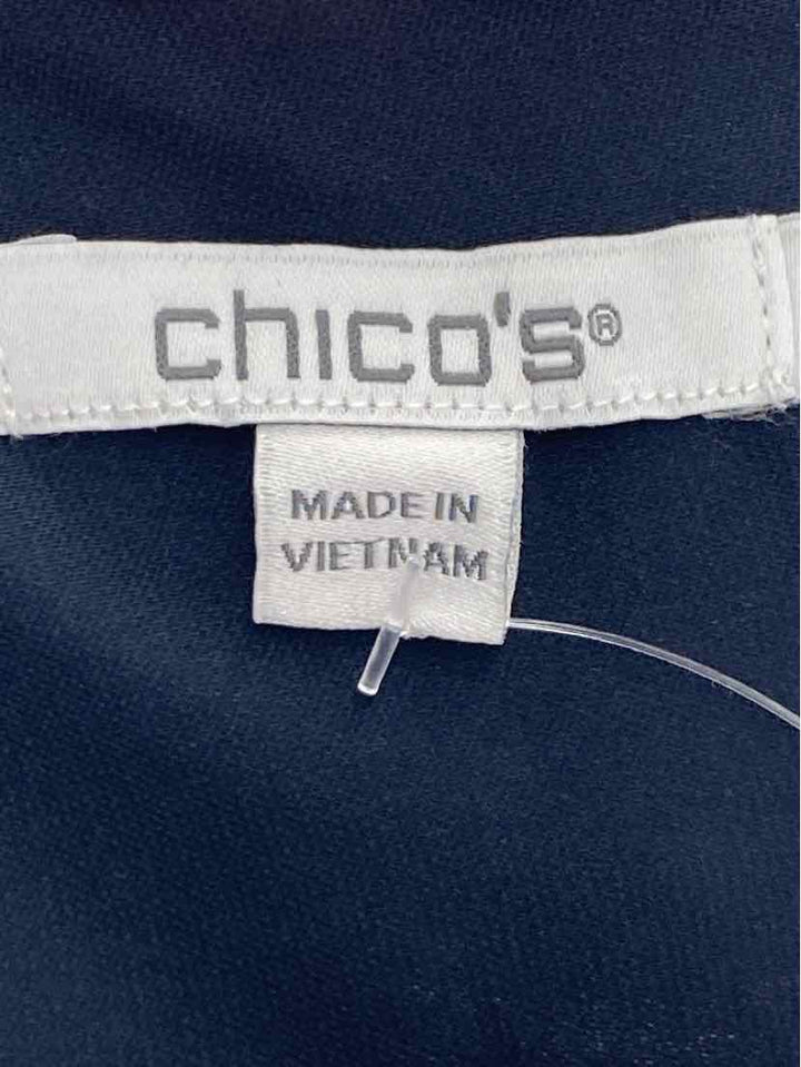 Size 12 Chico's Navy Print Dress