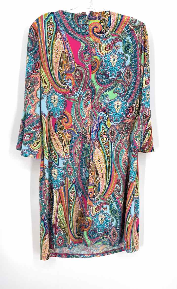 Size 14 TOMMY HILFIGER Multi-Color Dress