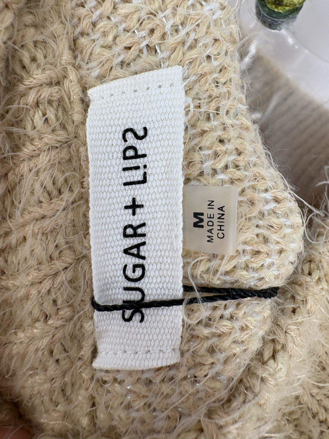 Size M Beige Sweater