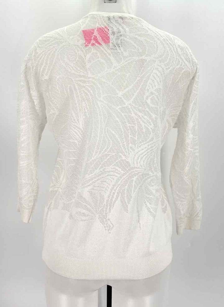 Size S Chico's White Lace Shirt
