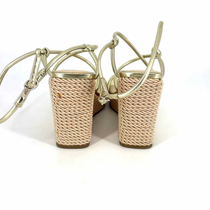 Shoe Size 7.5 MARC FISHER Gold Sandals