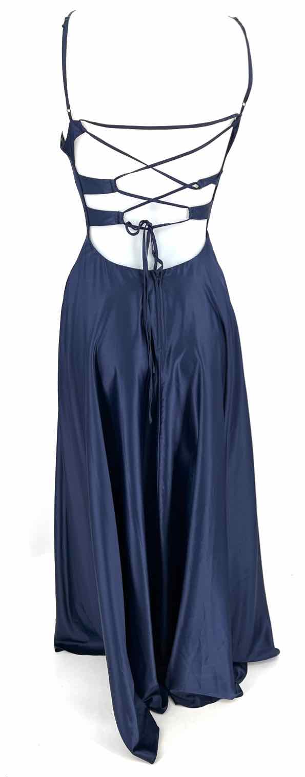 Size 1/2 WINDSOR Navy Satin Dress