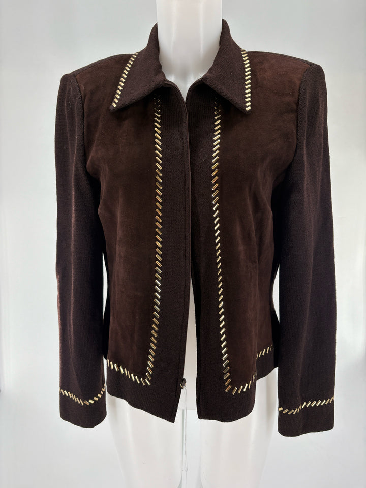 Size 10 ST JOHN Brown Jacket