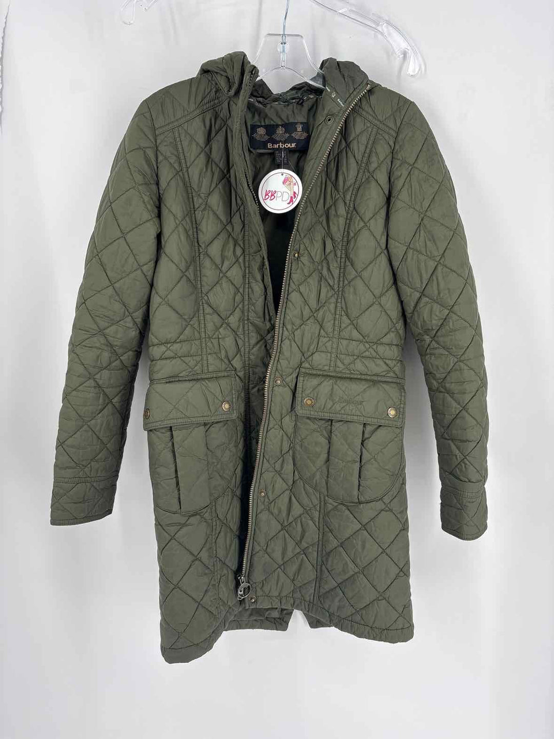 Size 6 BARBOUR Olive Jacket