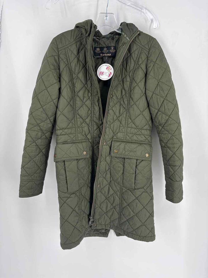 Size 6 BARBOUR Olive Jacket