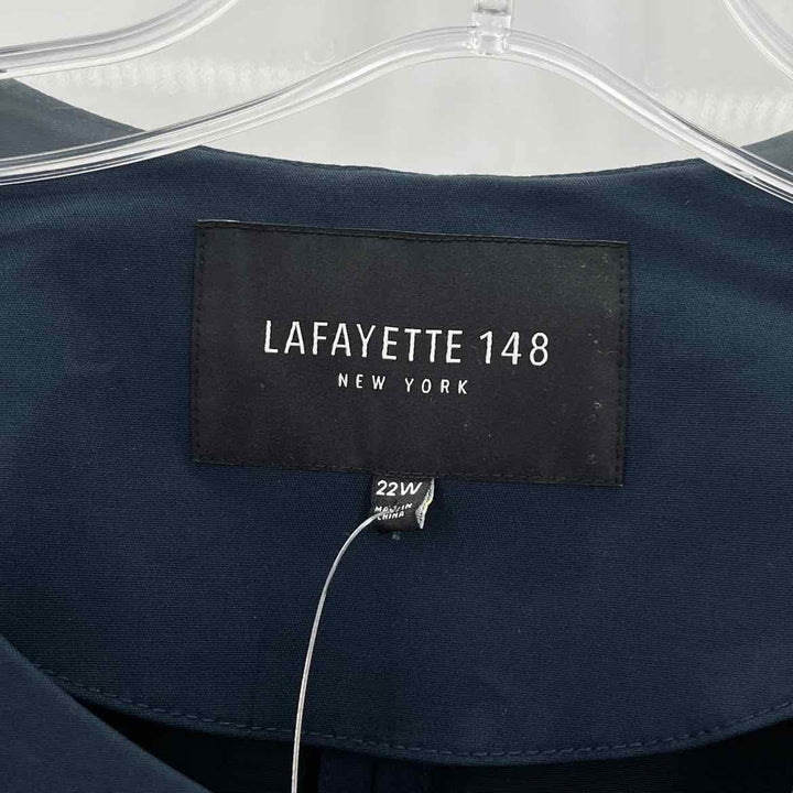 Size 22 LAFAYETTE Navy Nylon Jacket