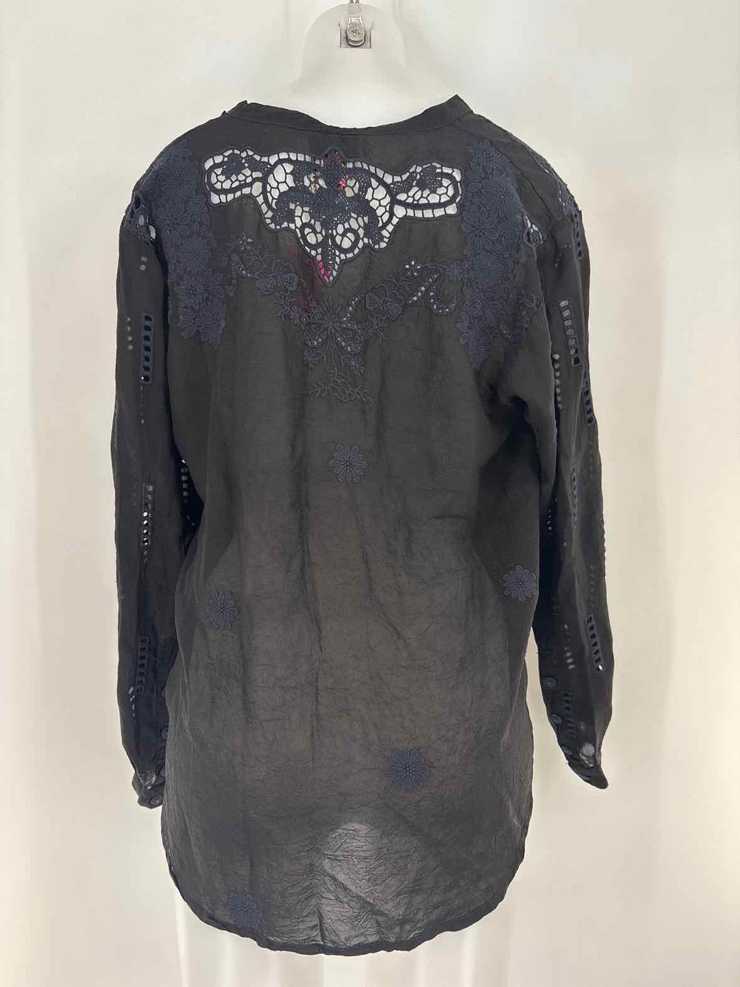 Size L Johnny Was Black Shirt