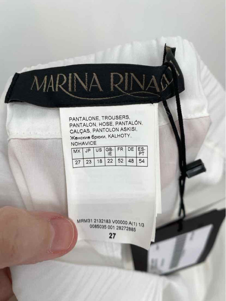 Size 18 MARINA RINALDI White Pants