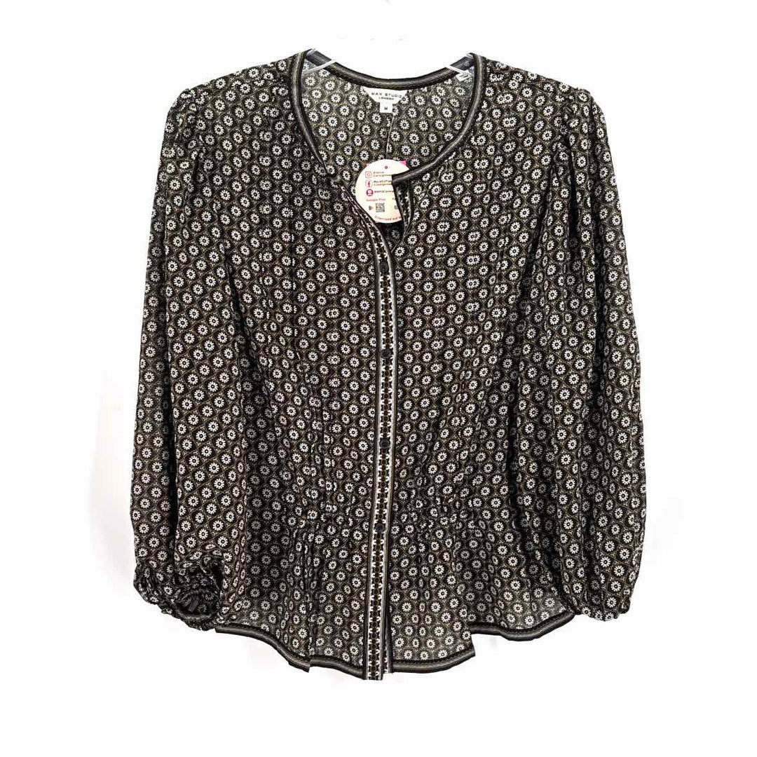 Size M MAX STUDIO Black Shirt