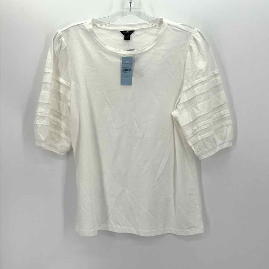 Size L Ann Taylor White Shirt