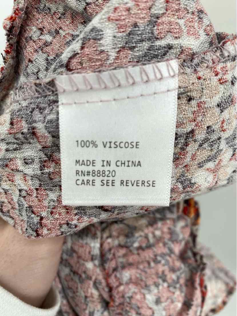 Size 2X CYNTHIA ROWLEY Multi-Color Shirt