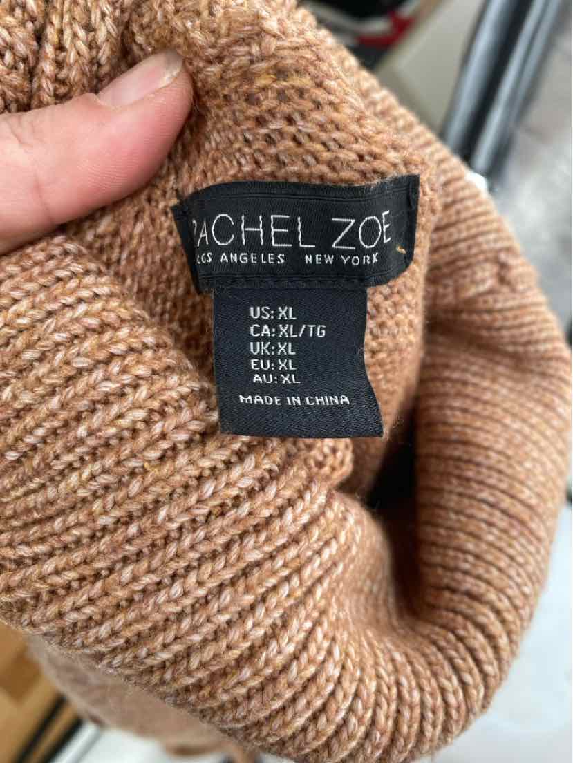 Size XL RACHEL ZOE Tan Knit Dress