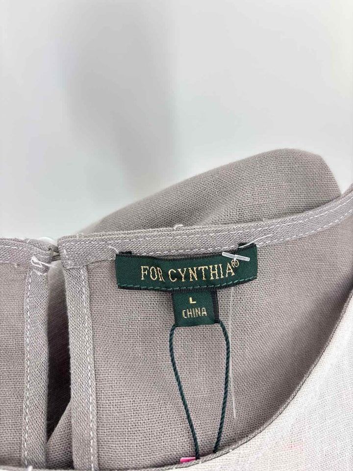 Size L FOR CYNTHIA Black Dress