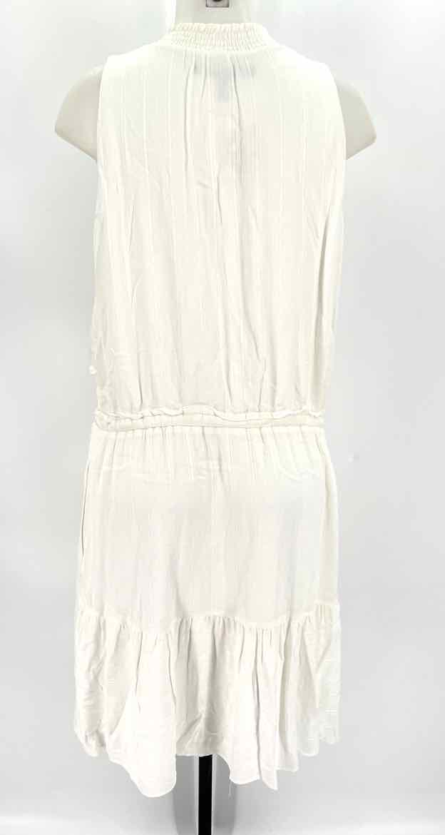 Size L White House Black Market Ivory Dress