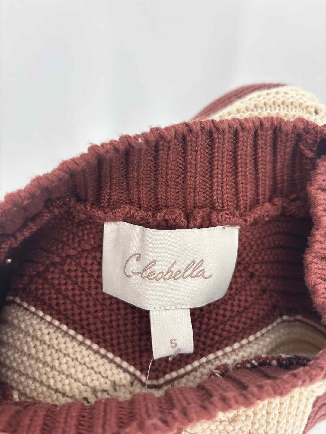 Size S CLEOBELLA Brown Print Sweater