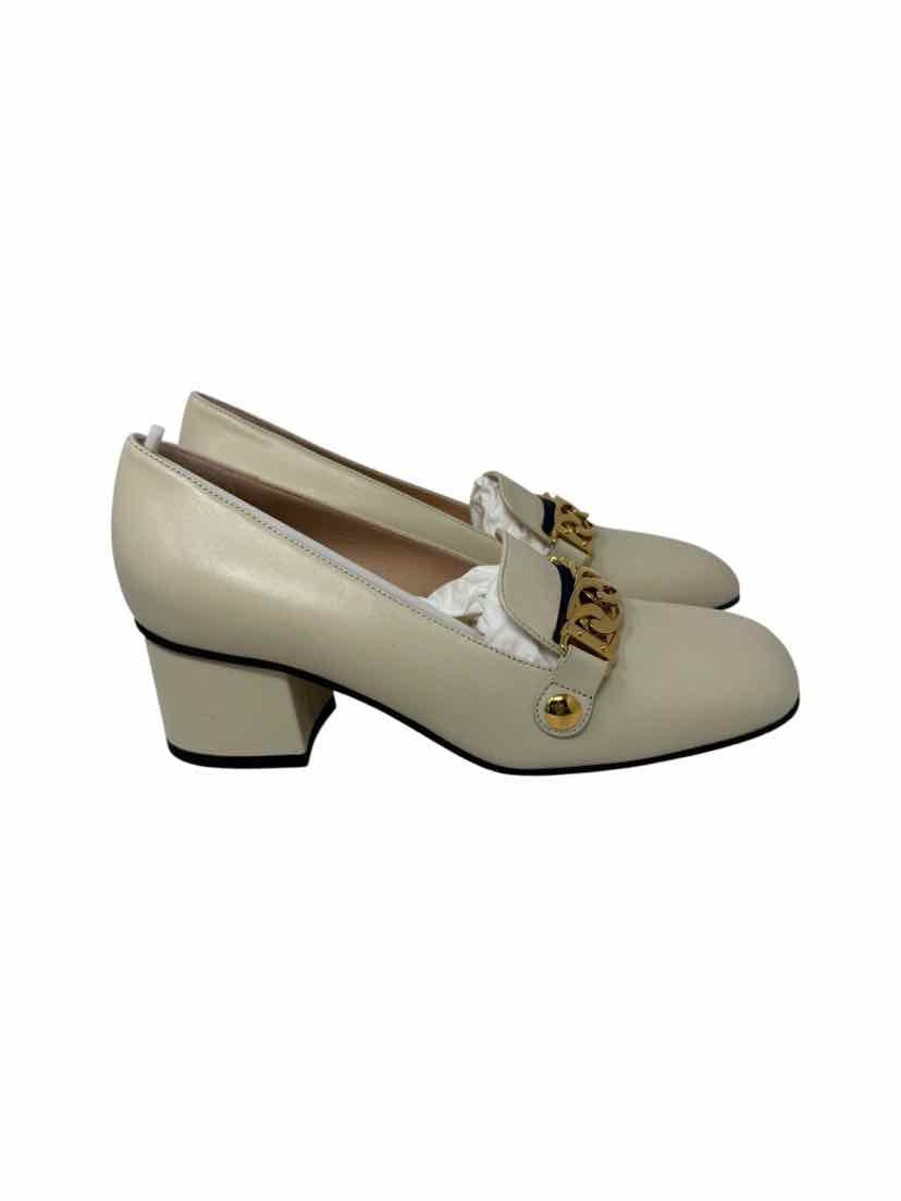 Shoe Size 36 Gucci Ivory Leather Luxury - Pumps