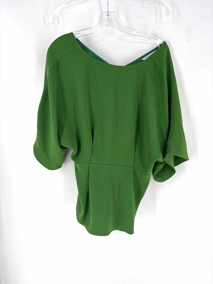 Size 6 TRINA TURK Green Shirt