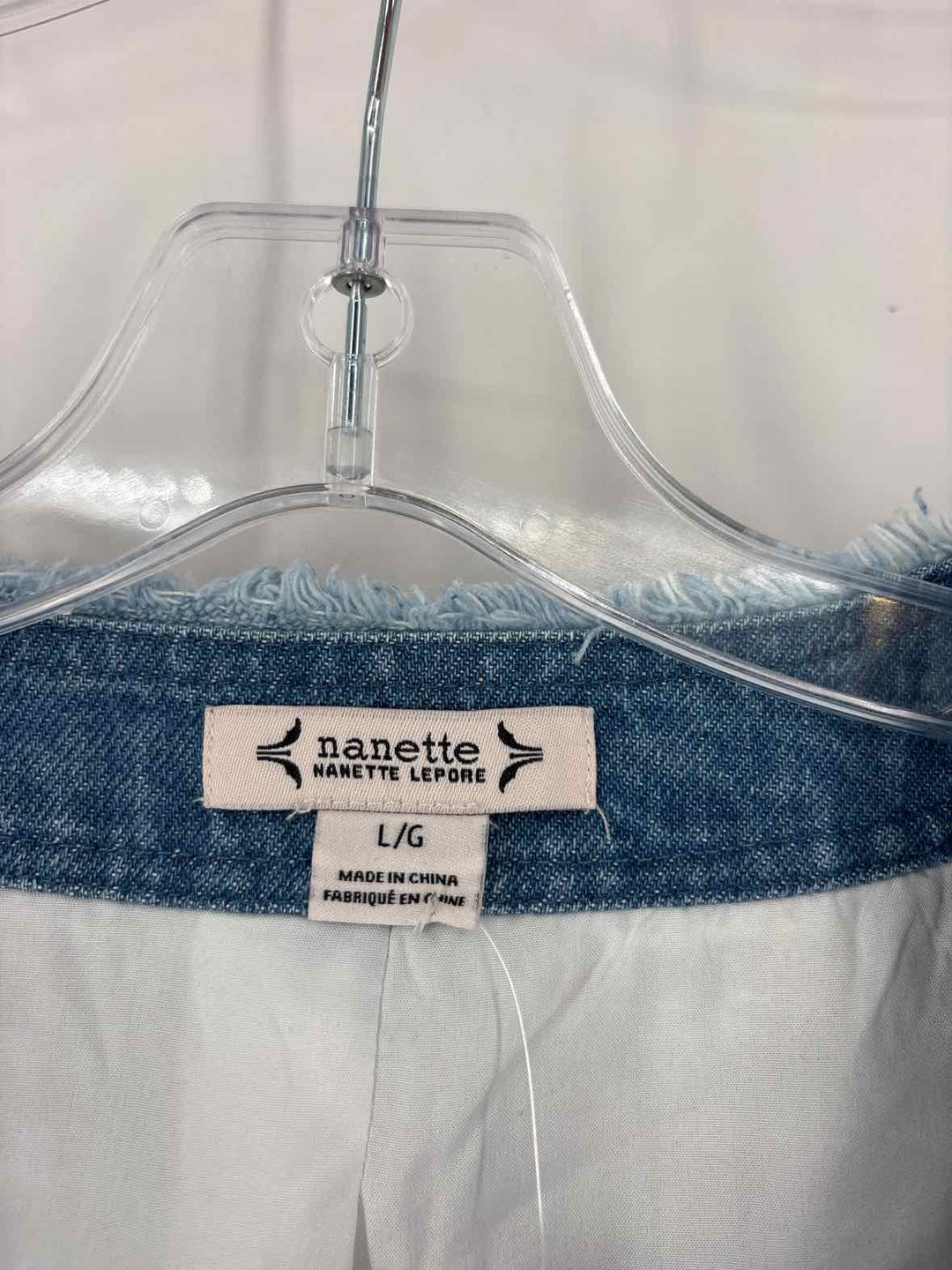Size L NANETTE LEPORE Blue Jacket