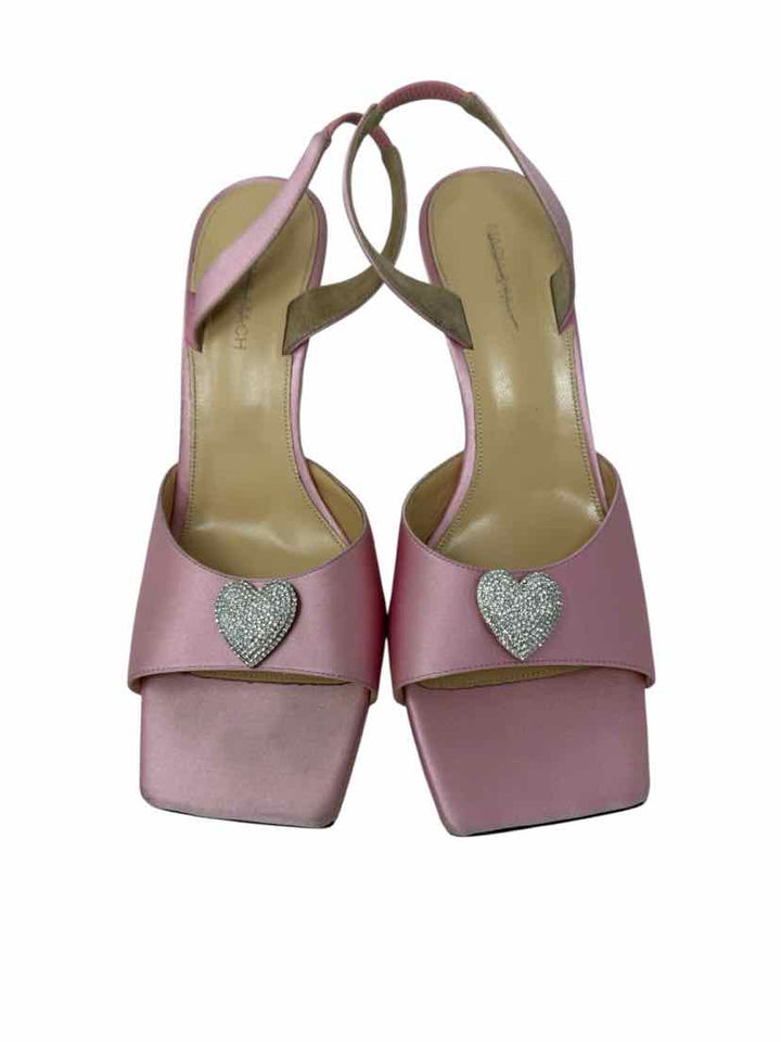Shoe Size 42 Pink Sateen Luxury - Pumps