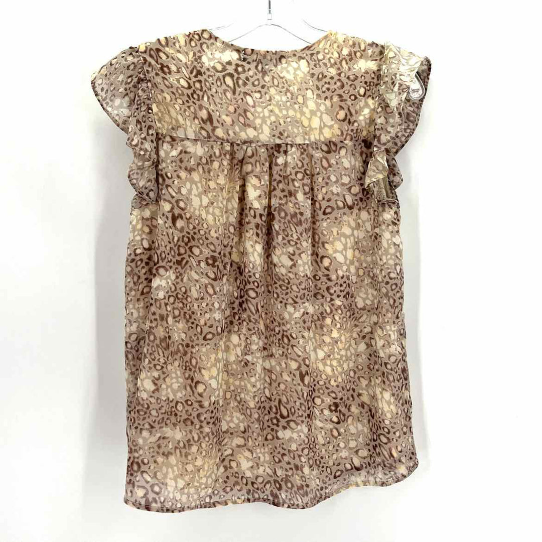 Size XS Brown Print Shirt
