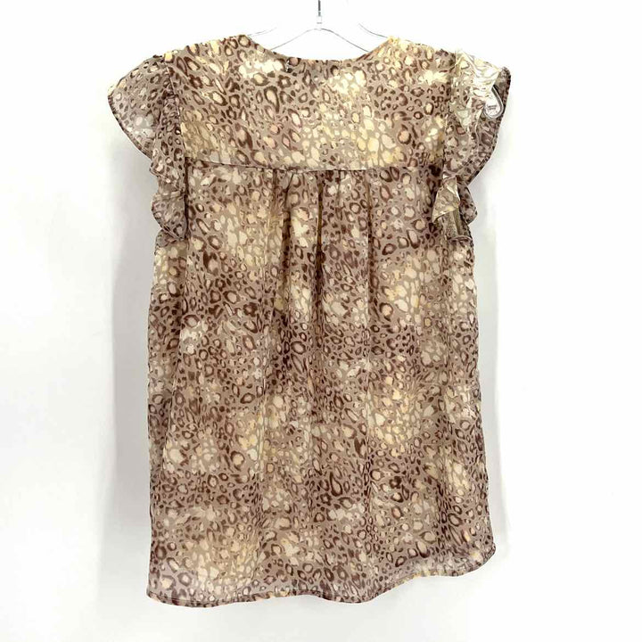 Size XS Brown Print Shirt